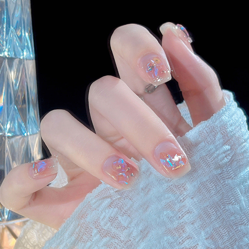 Thematische Nagelkunst Press-On Nägel mit süßen Charakter- und Schleifendesigns Brehn