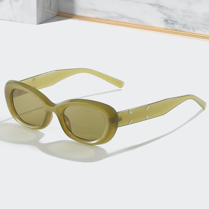 Modebewusste Übergroße Rechteckige Sonnenbrille Brehn