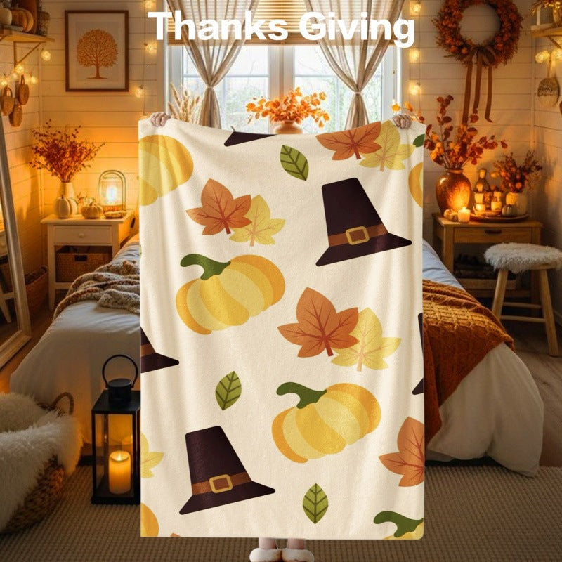 Thanksgiving-Themen Kuscheldecke