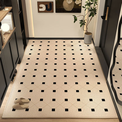 Moderner geometrischer Muster-Bereichsteppich