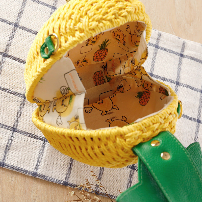 Kreative Korbtasche Im Ananas-Design Brehn