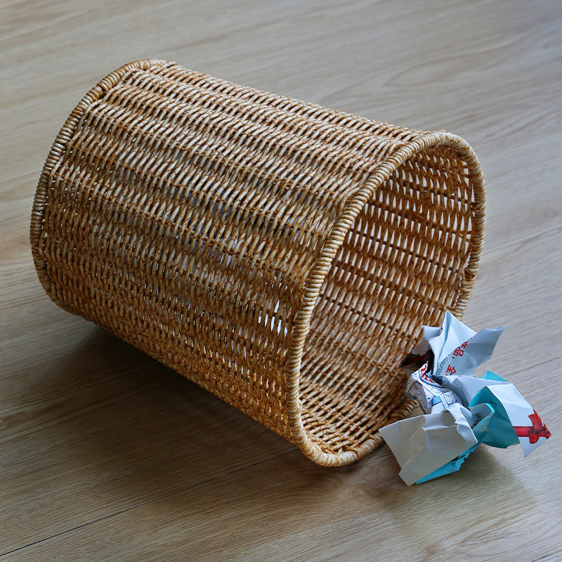 Unisex Hochwertiger dekorativer Aufbewahrungskorb mit natürlicher Rattanstruktur Brehn