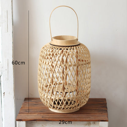 Handgefertigte Rattanlaterne Brehn