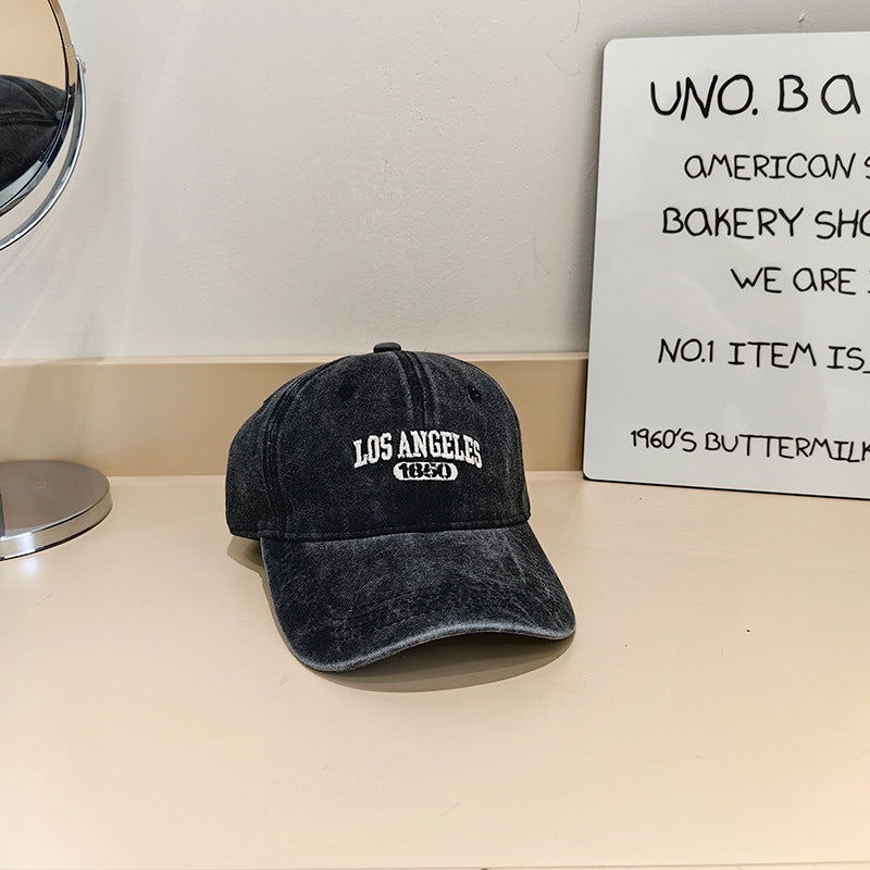 Damen Vintage-inspirierte Stoff Baseballmütze Brehn