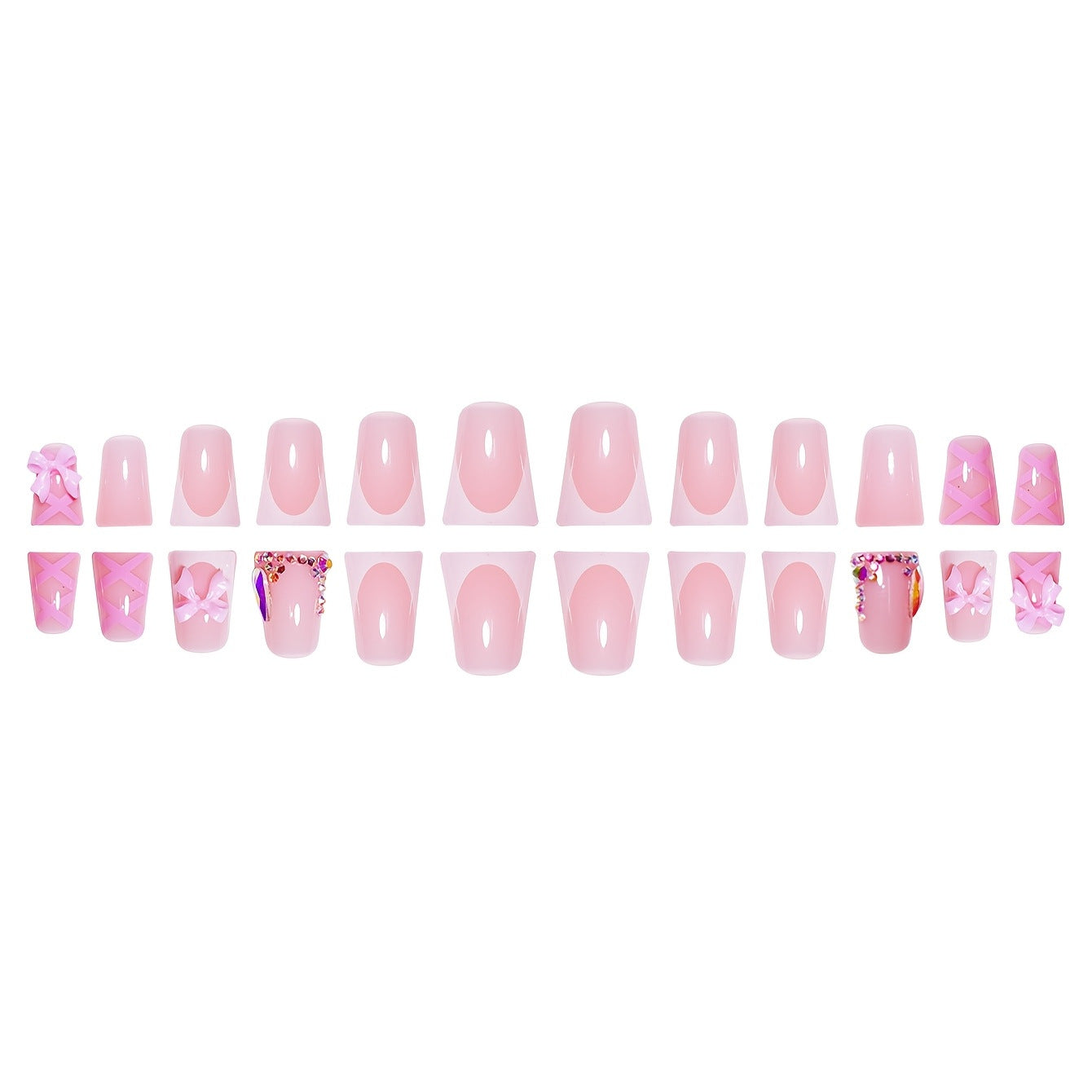 Dekoratives Press-On Nagelkunst Set Brehn
