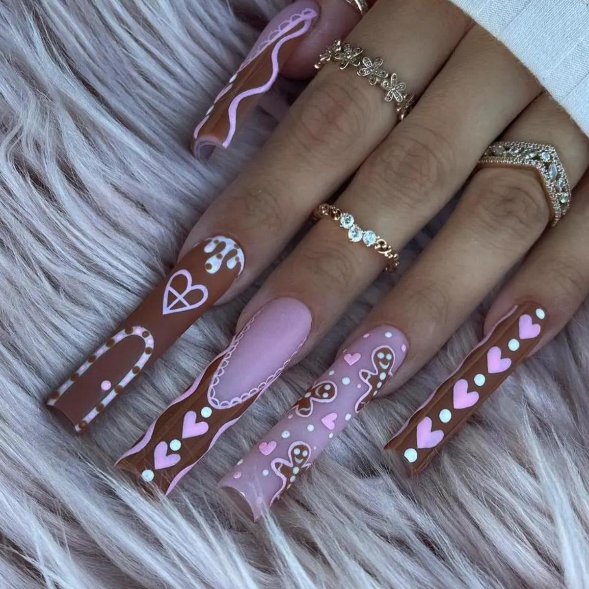 Gourmet-Keks-inspirierte Nagelkunst Brehn