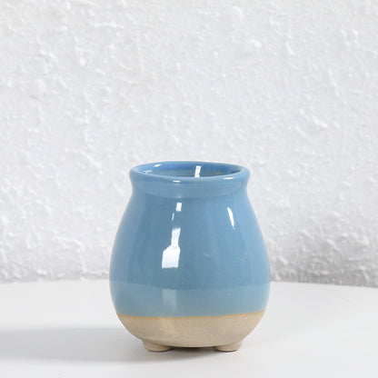 Zeitgenössische Kurvenkeramische Vase Brehn