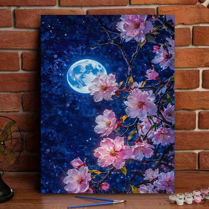 Romantisches Blumen-Landschaft-Leinwand-Kunst-Kit Brehn