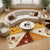 Dekorativer Patchwork-Teppich
