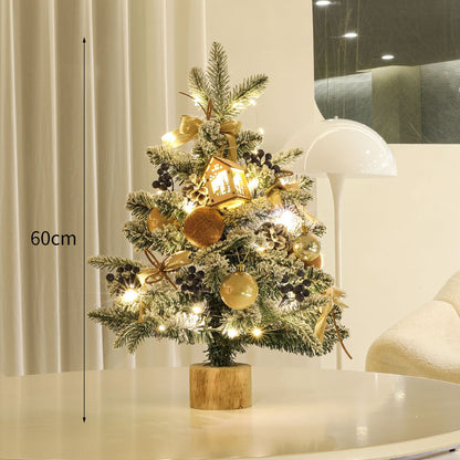 Dekorative Mini-Weihnachtsbaum mit LED-Lichtern