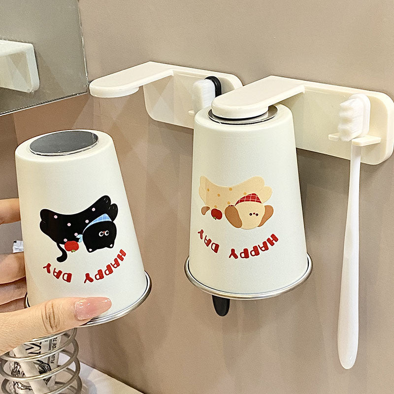 Edelstahl Trinkbecher mit Fröhlichem Hunde-Design Brehn