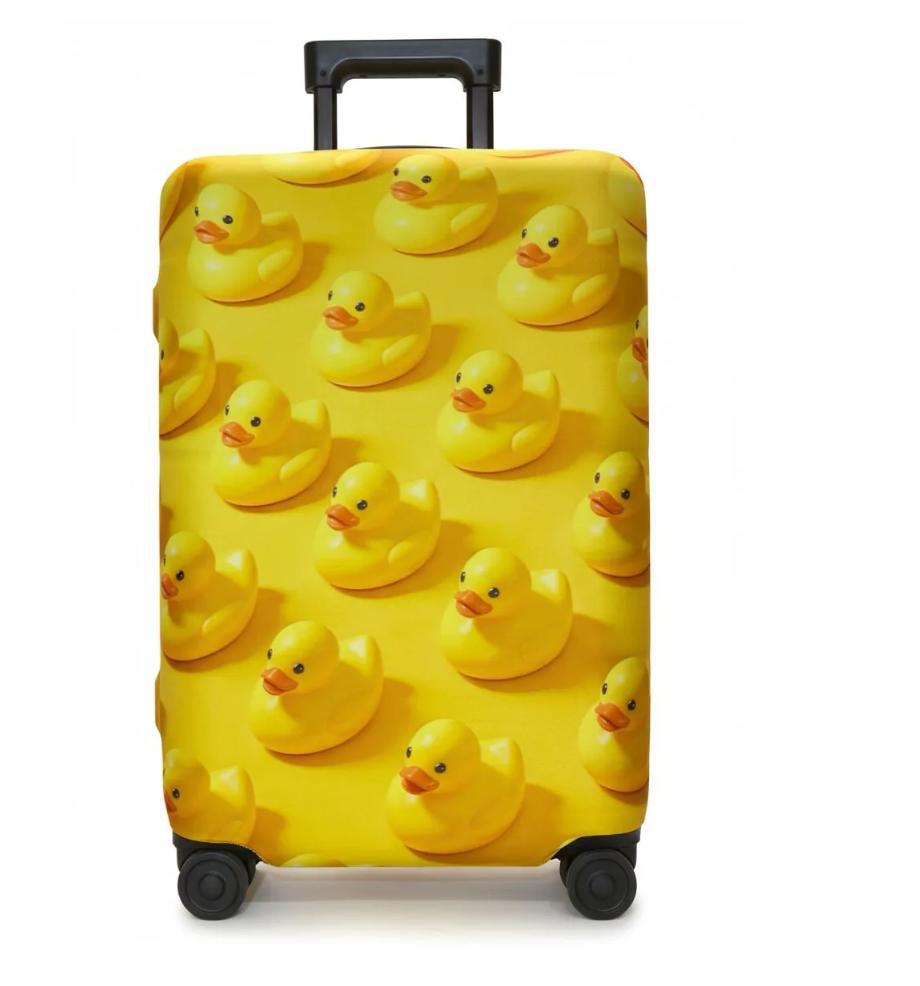 Unisex nan elastischer Kofferbezug mit 3D Hundemotiv für Trolley, dehnbar und kratzfest Brehn