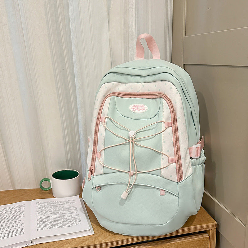 Stylische Punktmuster Freizeit Rucksack