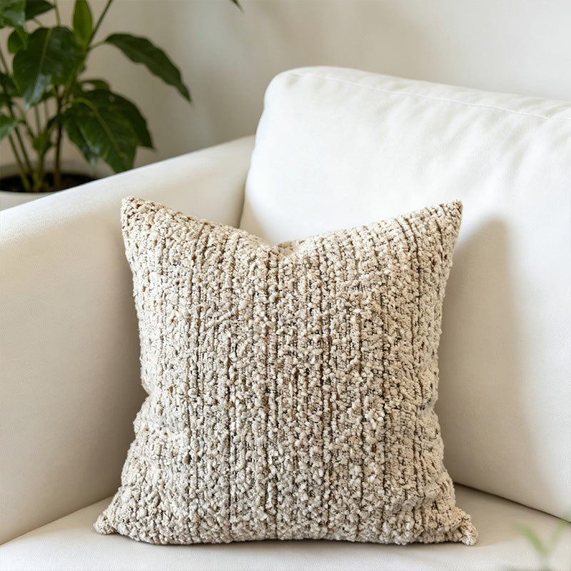 Strukturiertes Jacquard Dekokissen