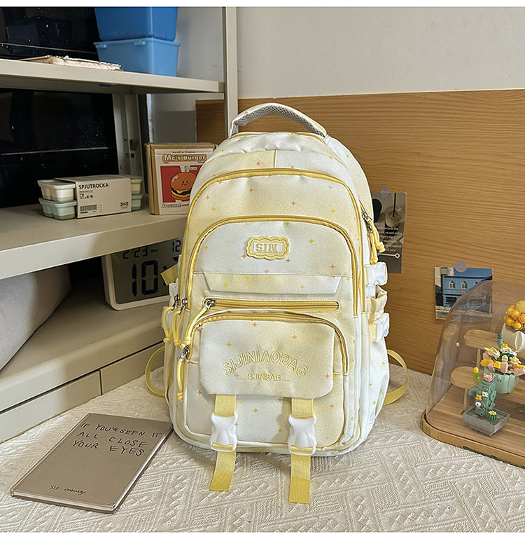 Multi-Taschen Galaxy-Themen Schulrucksack