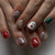 Festliche Feiertags-Themen Press-On Nail Art Brehn