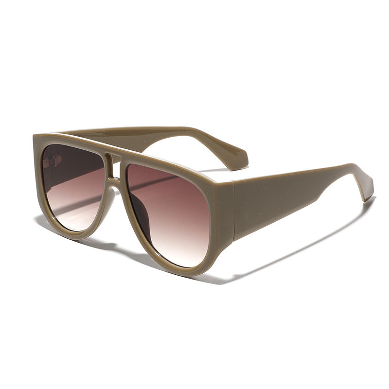 Damen modische Oversized-Sonnenbrille mit ergonomischem Rahmen Brehn