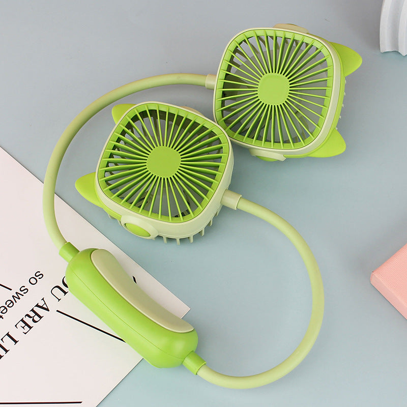 Frauen Tragbarer Nackenventilator mit flexiblem Montagesystem Brehn