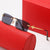 Damen rechteckige Designer-Sonnenbrille mit elegantem Metallrahmen Brehn