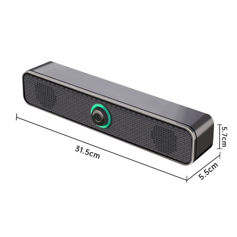 Kompakte kabellose Soundbar mit verbesserter Audio-Klarheit Brehn