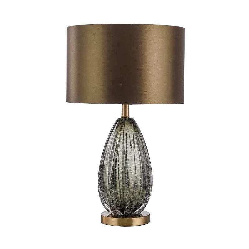 Elegante Glas Akzent Tischlampe