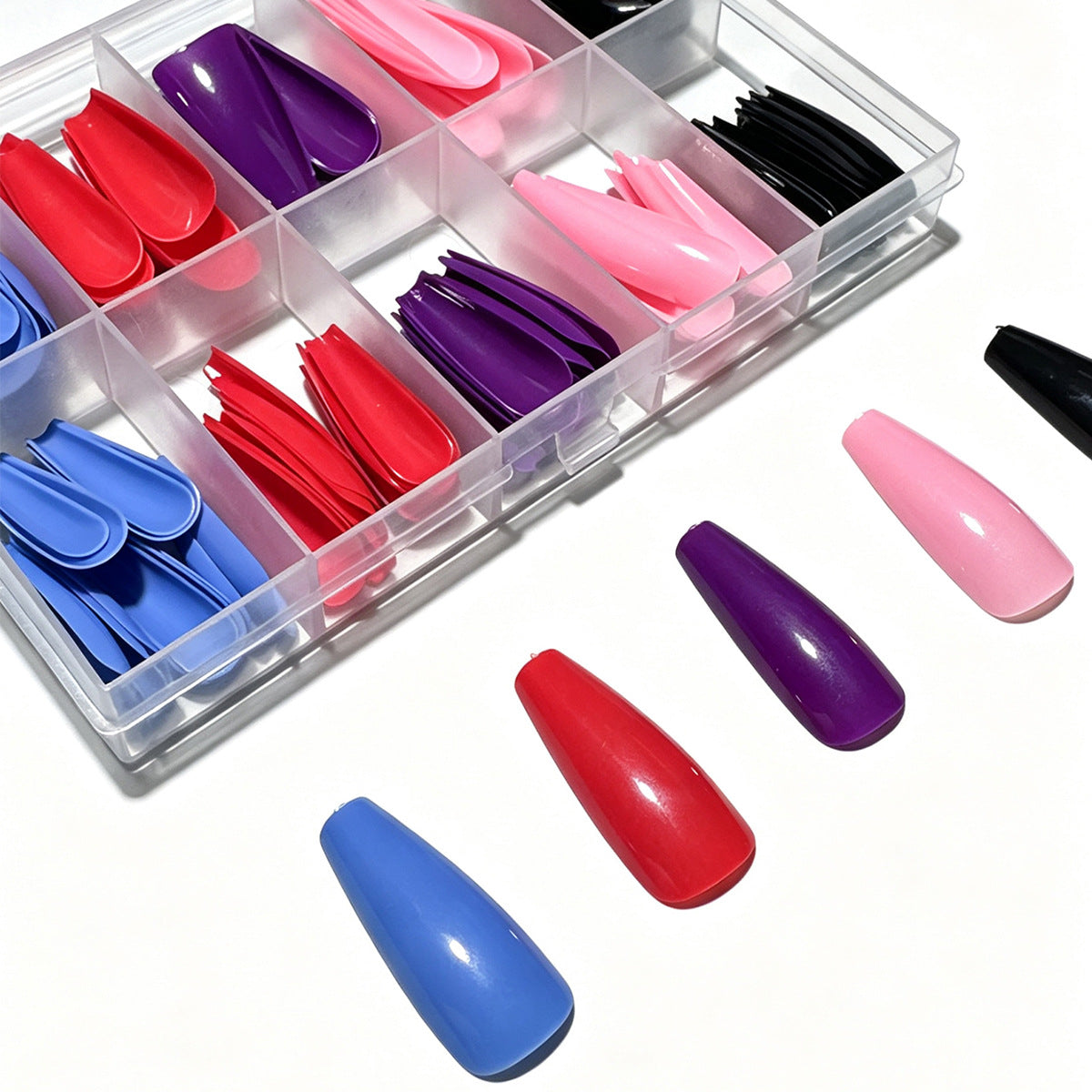 Vielseitiges Press-On-Nagelspitzen-Set Brehn