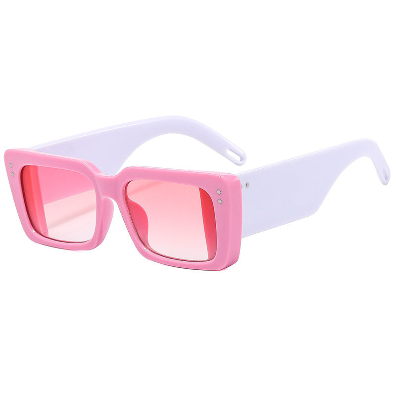 Damen Modische quadratische Sonnenbrille mit eleganter Rahmenstruktur Brehn