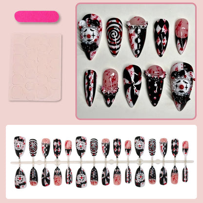 Kunstnagelset mit kreativem Gruselmotiv Brehn