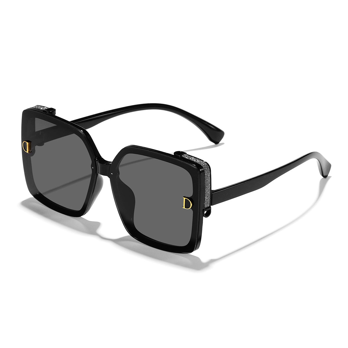 Damen Designer-Sonnenbrille mit luxuriösem Rahmen und glitzernden Details Brehn