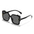 Damen Designer-Sonnenbrille mit luxuriösem Rahmen und glitzernden Details Brehn