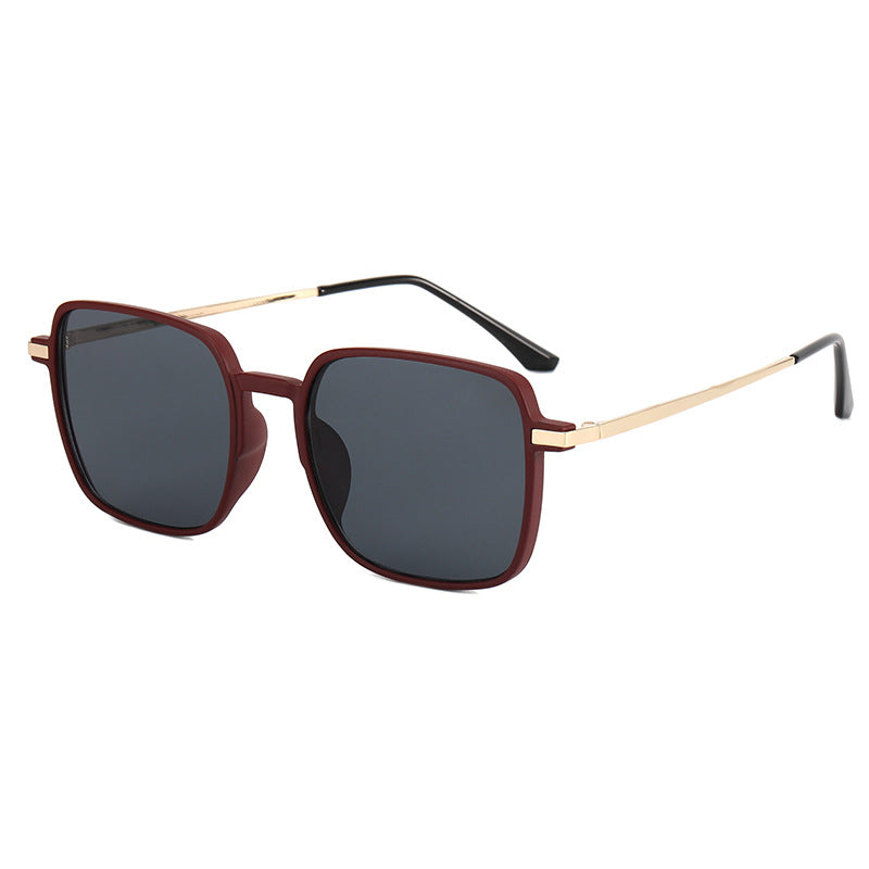 Damen modische oversized Sonnenbrille mit exklusiven Metall-Details Brehn