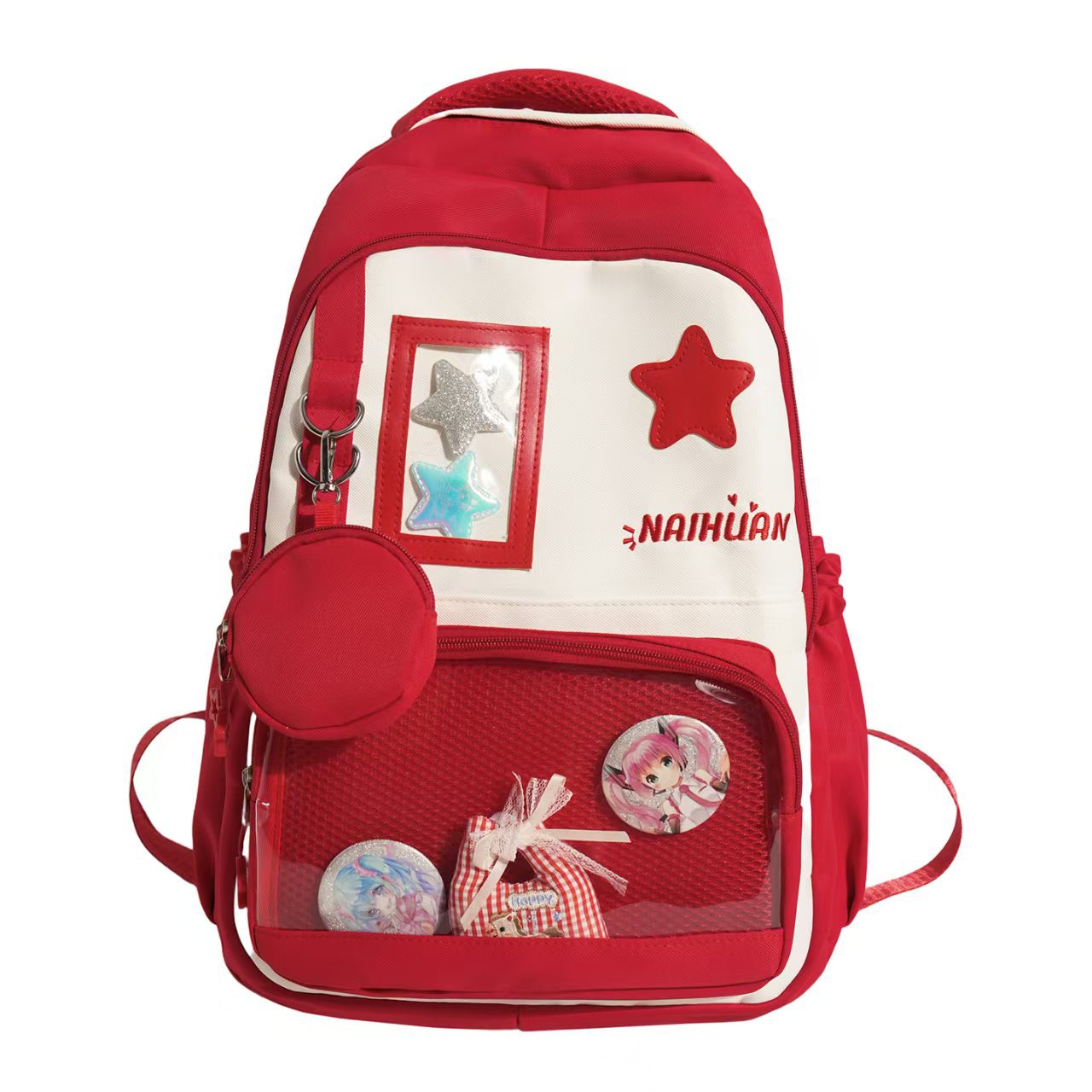 Kreativer transparenter Front-Rucksack Brehn