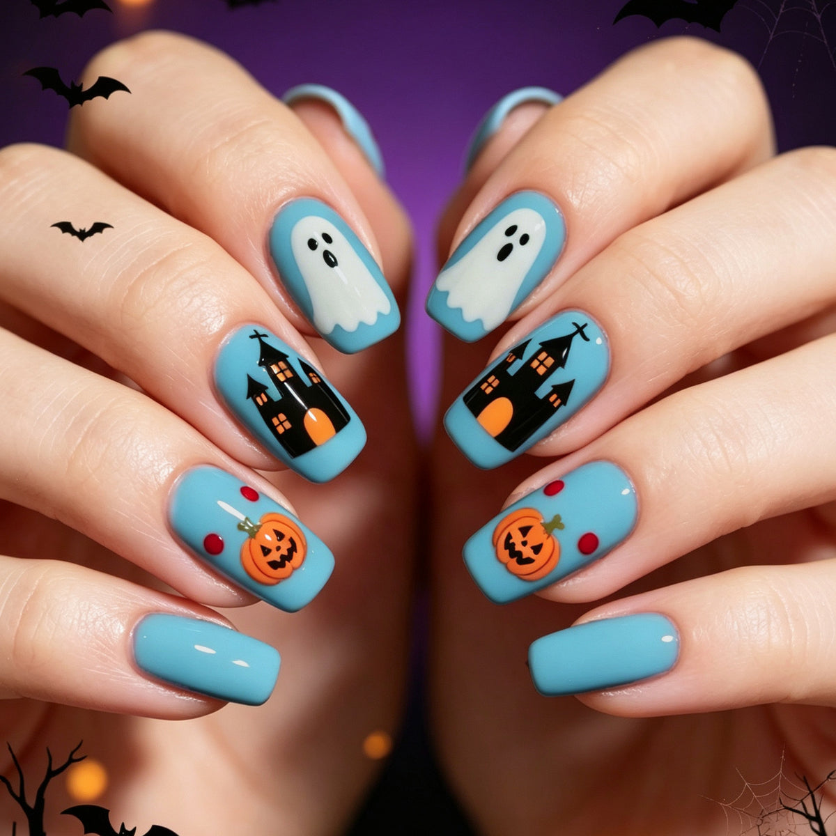 Festliches Halloween-Nagelkunst Brehn