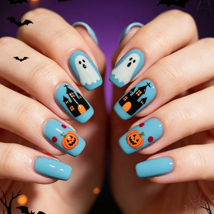 Festliches Halloween-Nagelkunst Brehn