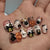 Kreatives, Halloween-Themen Press-On Nagelkunst Set Brehn