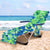 Liegestuhlauflage mit modernem TIE-DYE-Muster Brehn