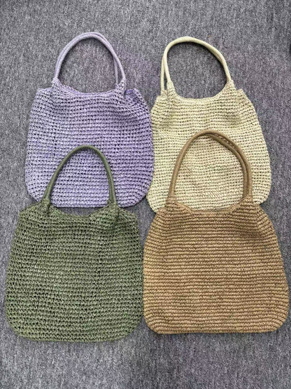 Handtasche Aus Handgefertigtem Naturmaterial mit Robustem Design Brehn