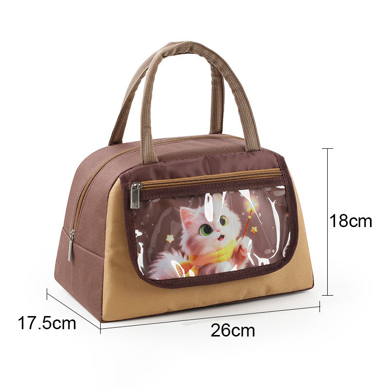 Isolierte tierisch gestaltete Lunch-Tasche Brehn