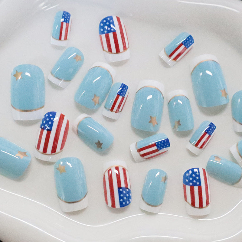 Patriotische Nagelkunst Brehn