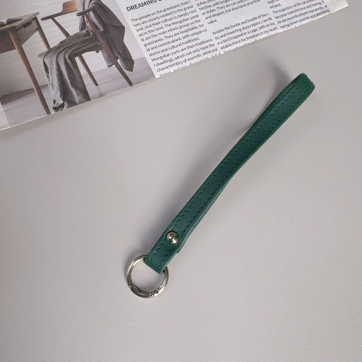 Stylischer Kunstleder-Schlüsselanhänger-Gurt Brehn