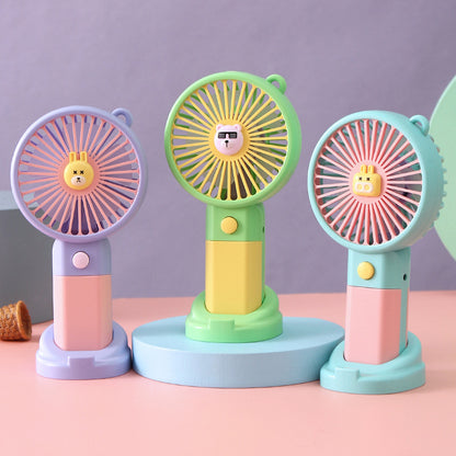 Unisex Tragbarer Handventilator mit süßem Tiermotiv Brehn