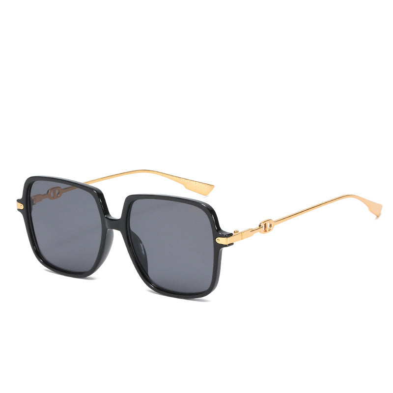 Oversized Chic Quadratrahmen Sonnenbrille Brehn