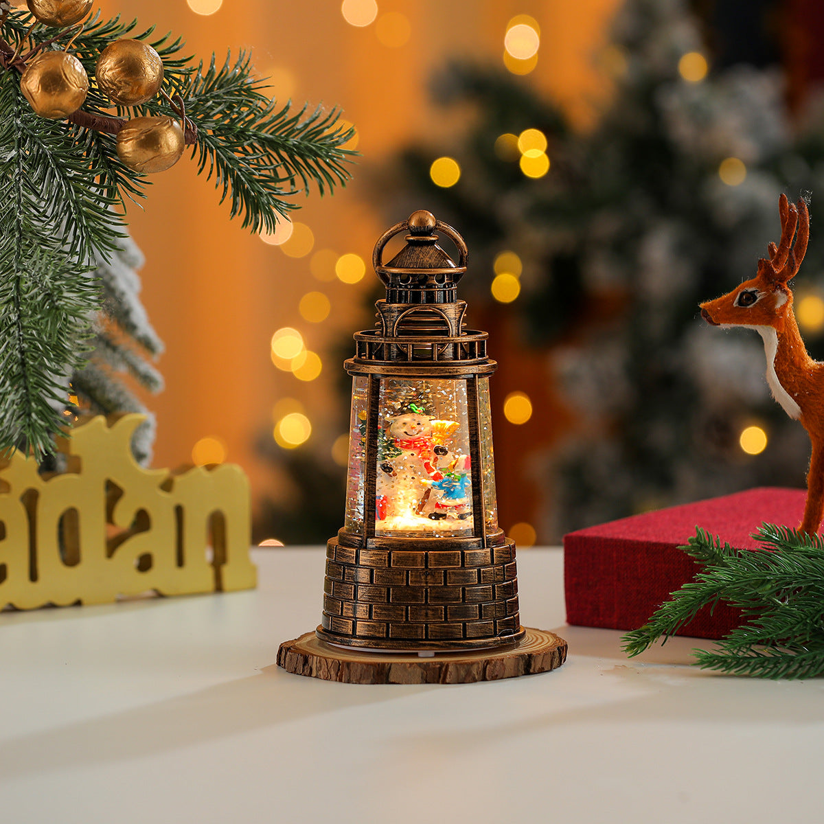 LED Weihnachtslaterne Dekoration Brehn
