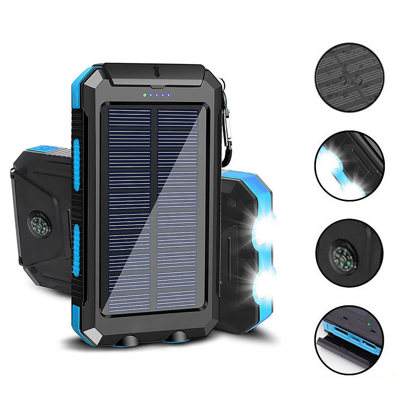 Brehn | 20000 mAh Solar-Ladegerät Wasserdicht Power Bank Extern