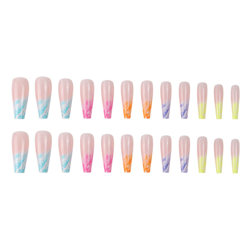 Marmor-Effekt Press-On Nagelset Brehn