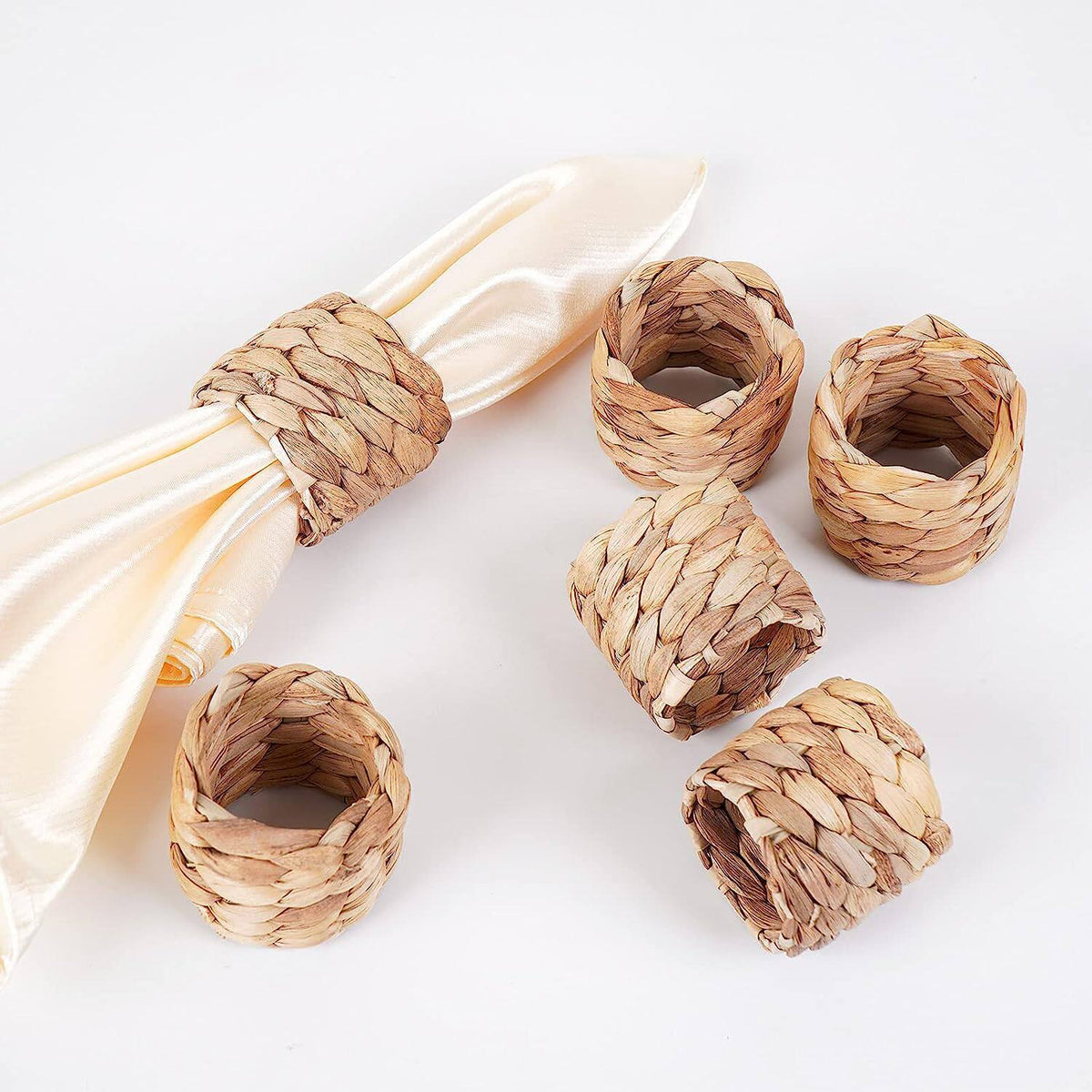 Handgefertigter Naturfaser Ring