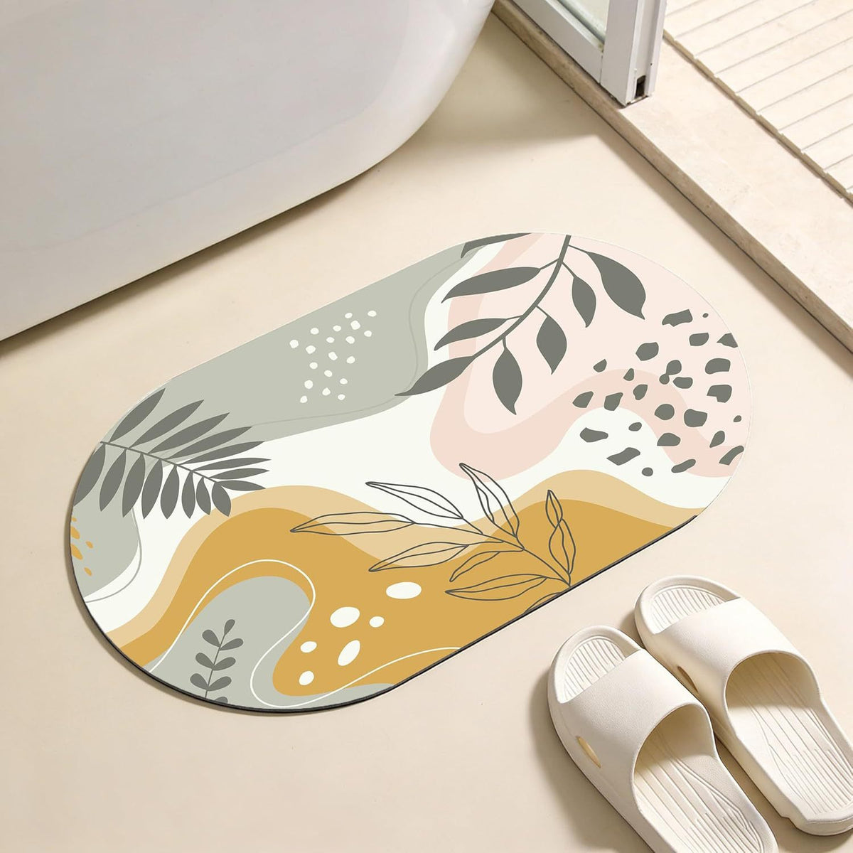 Leopardenmuster Badezimmermatte