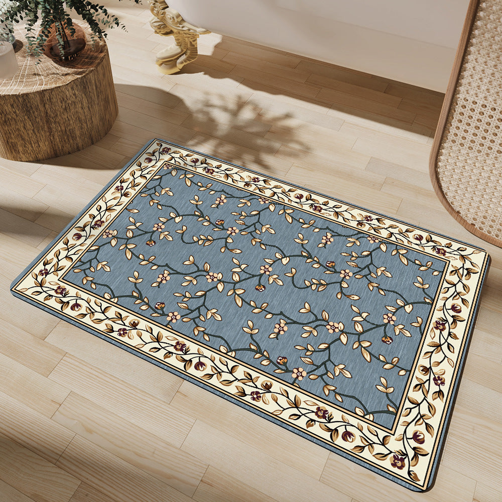 Elegante Vintage Blumen Badematte Brehn 1788245864