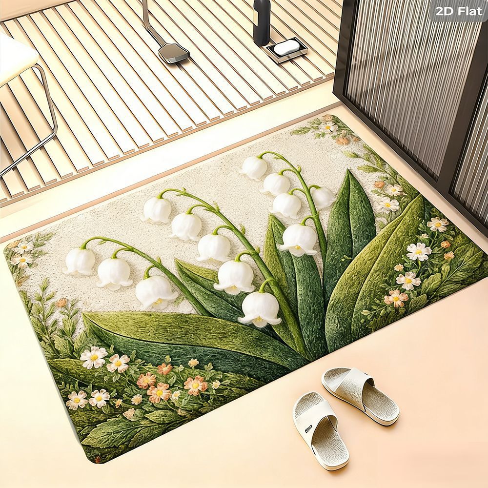 Floral Design Badematte Brehn