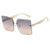 Damen modische quadratische Sonnenbrille mit luxuriösem und elegantem Rahmen Brehn
